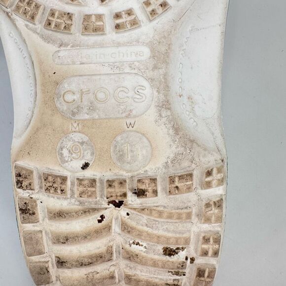 Crocs Classic Solarized Tie Dye Clog Solar Rainbow Pastel Print Women’s Size 11 - Picture 7 of 7